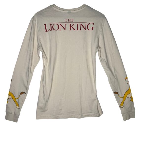 Disney H&M Divided Lion King Simba Cream Long Sleeve Shirt Size XS NWT - Picture 3 of 10